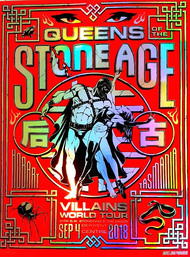 INSIDE THE ROCK POSTER FRAME BLOG Queens of the Stone Age Hobart